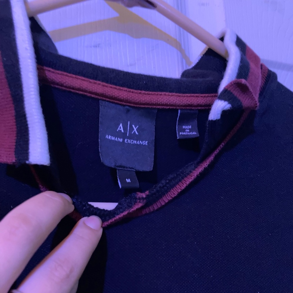 Black armani shirt